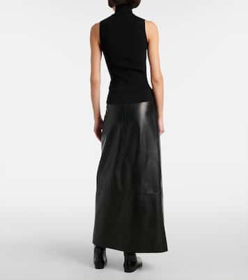 Benita ribbed-knit turtleneck top | Khaite