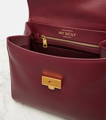 Borsa Sicily Medium in pelle | Dolce&Gabbana