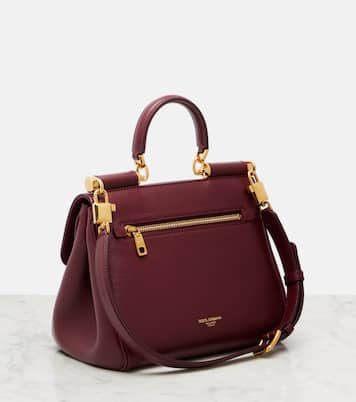 Borsa Sicily Medium in pelle | Dolce&Gabbana