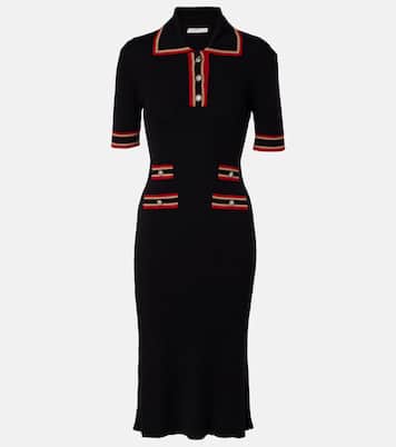 Robe polo en laine vierge | Alessandra Rich