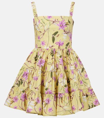 Lima printed cotton minidress | Agua by Agua Bendita