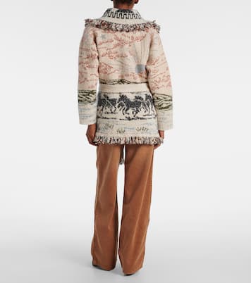Sunset Riders wool and cotton-blend cardigan | Alanui