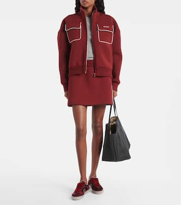 G75 velvet and suede sneakers | Gucci