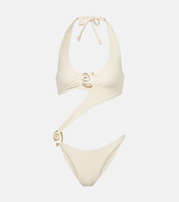 Halter Spiral cutout swimsuit | Same