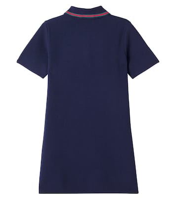 Polokleid Web Stripe aus einem Baumwollgemisch | Gucci Kids