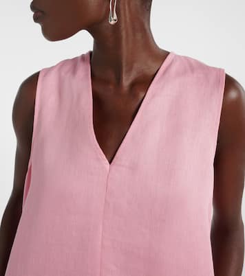 Derya linen minidress | Asceno