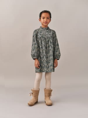 Robe Topaz en coton à fleurs | Bonpoint