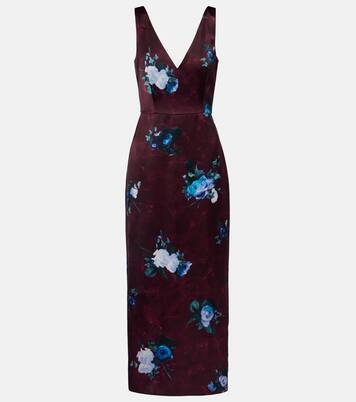 Floral duchesse cocktail dress | Erdem