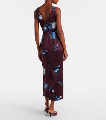 Floral duchesse cocktail dress | Erdem