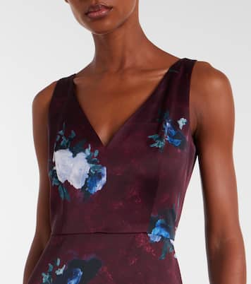 Floral duchesse cocktail dress | Erdem