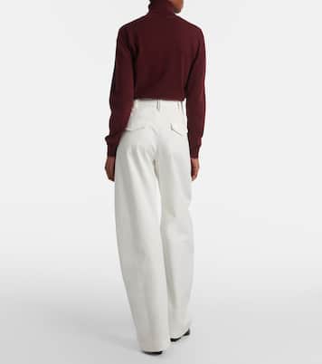 Cotton barrel-leg pants | Brunello Cucinelli