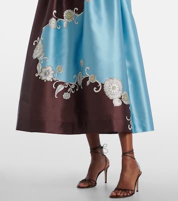 Robe longue Gia imprimée | Alémais
