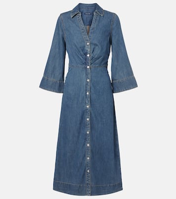Haydon denim shirt dress | Veronica Beard