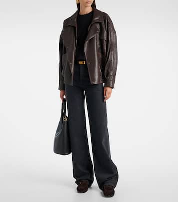 Mocassins Le Loafer Cassandre en daim | Saint Laurent