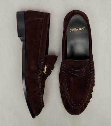 Mocassins Le Loafer Cassandre en daim | Saint Laurent