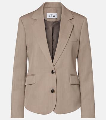 Gathered wool blazer | Loewe