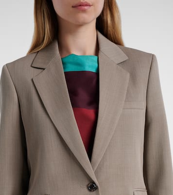 Gathered wool blazer | Loewe
