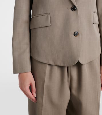 Gathered wool blazer | Loewe