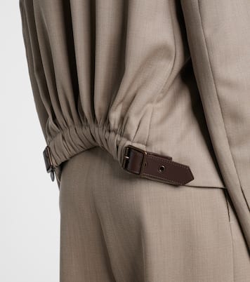 Gathered wool blazer | Loewe