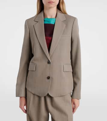 Gathered wool blazer | Loewe