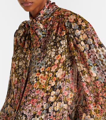 Floral silk blouse  | Valentino
