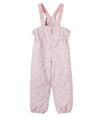 Sal floral ski overall | Wheat