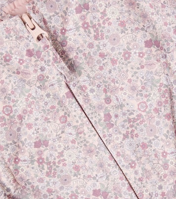 Sal floral ski overall | Wheat