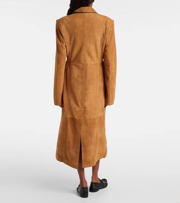 Mantel aus Veloursleder | Rotate