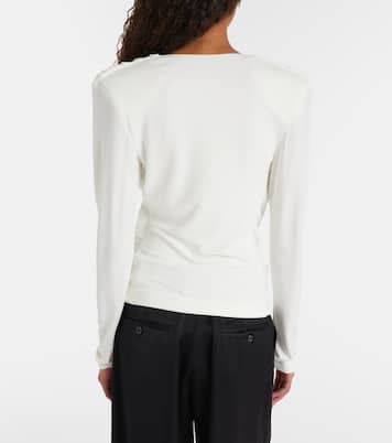 Draped jersey top | Wardrobe.NYC