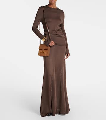 Borsa a tracolla Tara Mini in suede | Tom Ford