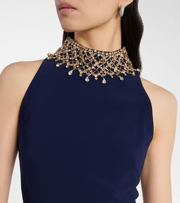 Robe longue Pechora à cristaux | Jenny Packham