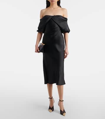 Pumps Faiz 100 in pizzo con finiture in pelle | Jimmy Choo