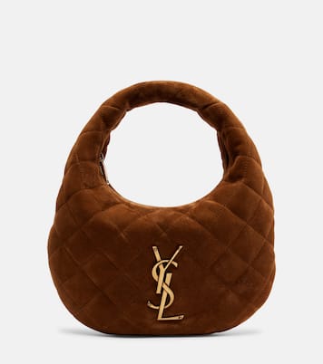 Tote Bag Icarino Mini aus Veloursleder | Saint Laurent