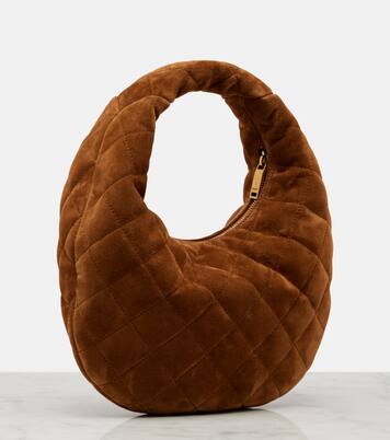 Tote Bag Icarino Mini aus Veloursleder | Saint Laurent