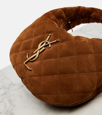 Tote Bag Icarino Mini aus Veloursleder | Saint Laurent