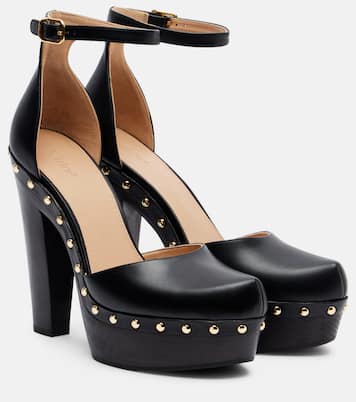 Plateau-Pumps aus Leder | Chloé