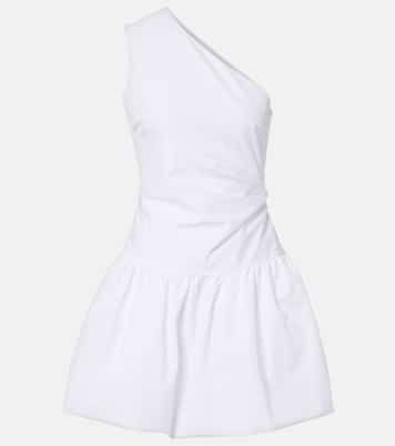 Gathered faille minidress | Patou