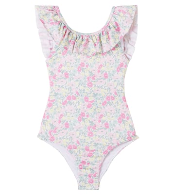 Floral ruffled swimsuit | Tartine et Chocolat