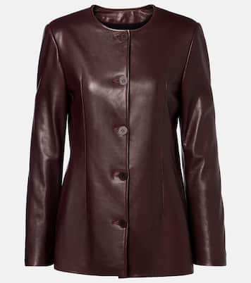 Maud leather jacket | Nour Hammour