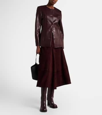 Maud leather jacket | Nour Hammour