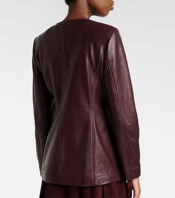 Maud leather jacket | Nour Hammour