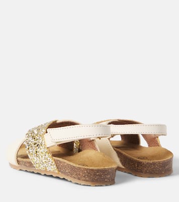 Sequined leather sandals | PèPè