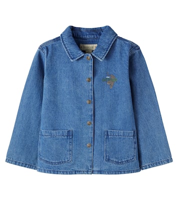 Sobrecamisa Magot de denim estampada | Konges Sløjd