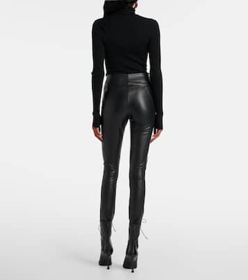 Leggings Edie aus Lederimitat | Wolford