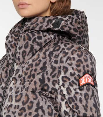 Julia leopard-print ski jacket | Jet Set