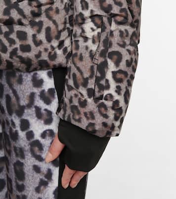 Julia leopard-print ski jacket | Jet Set