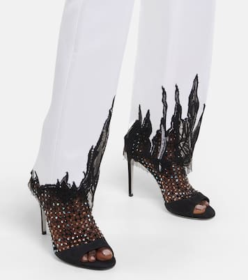 Galaxia embellished suede sandals | Rene Caovilla