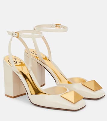 One Stud 90 patent leather pumps | Valentino Garavani