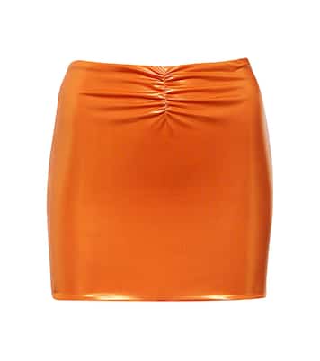 Minifalda metálica | Alessandra Rich