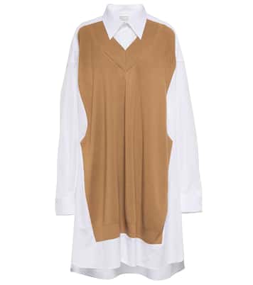 Vestido camisero de algodón | Maison Margiela